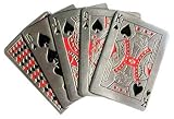 Mens Royal Flush Metal Lucky Collection Belt Buckle