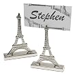 Nickel Placecard Holder, Eiffel Tower Design