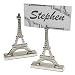 Nickel Placecard Holder, Eiffel Tower Design