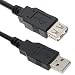 Apricorn Hi Speed USB 2.0 Extension Cable - Black - 1Meter/3 Feet (A1M-USB2-EXTENSION)