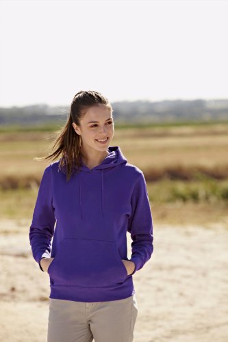 Fruit of the Loom Lady-fit Hooded Sweat
