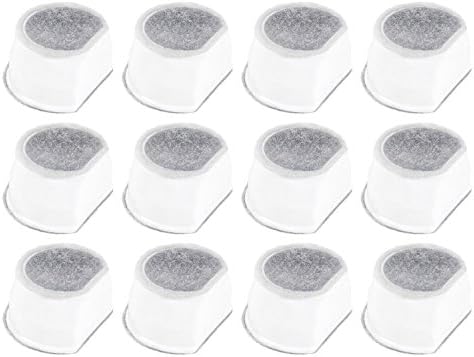 Premium Charcoal Water Filters for PetSafe Drinkwell Avalon & Pagoda Fountains, Pack of 12