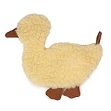 Zanies Barnyard Flats Berber Dog Toy, Duck, 12-Inch