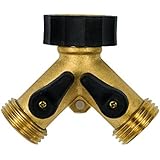 Gilmour 13 Brass 2-Way Connector