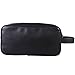 HappyDavid PU Leather Zipped Travel Toiletry Bag Mens Ladies Supply Toiletry Bag