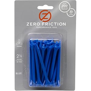 Zero Friction Performance Golf Tees 50 ct 2 3/4 Blue