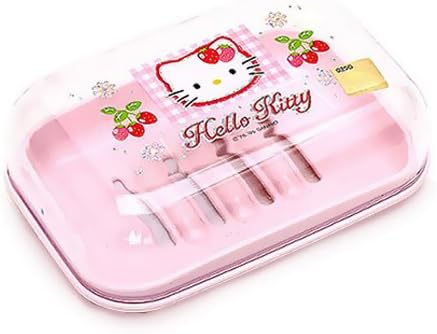 Hello Kitty (A-13) Transparent soap case melting soap clean washstand sink
