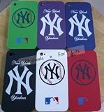 WHITE Sports Team iPhone 4 Plastic Hard Back Case Cover for iPhone 4g New York Yankees White