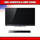 Sony KDL-40EX720 - 40" BRAVIA 3D LED-backlit LCD TV + Sony BDP-S580 - 3D Bl ....