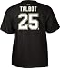 Pittsburgh Penguins Maxime Talbot #25 Black Player Tee