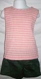 Girl Size 6 Years, 2 Pc Summer Dress, Shirt and Shorts