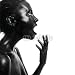 Wallmonkeys Peel and Stick Wall Decals - Made up Black Woman - Removable Graphic