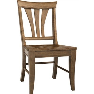 Color Cuisine Fan Splat Back Side Chair in Honey [Set of 4]