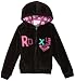 Roxy Girls 2-6x Roxy Teenie Wahine - Giddy Up Fashion Velour Zip-Up Hoodie