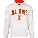 Illinois Fighting Illini White Classic Twill Hoody Sweatshirt