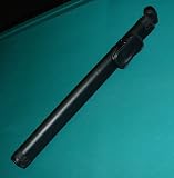 Pro Series 1 x 1 Black Leatherette Oval Slimline Pool Cue Case with Polyform Core (C11)