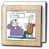Londons Times Funny Dogs Cartoons - Ain t Nothin But A Houndog - Tile Napkin Holders