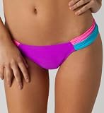O'Neill Color Block Tab Side Swimsuit Bottom Orchid Pop