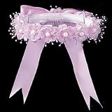 Wedding Flower Girl LILAC Floral Headpiece Tiara