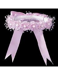 Wedding Flower Girl Lilac Floral Headpiece Tiara by lito