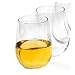 Libbey Vina Stemless 17-Ounce White Wine Glasses, Set of 4