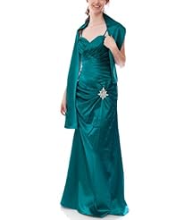 Draped Pleated Applique Asymmetric Polyester  Dress