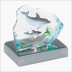DOLPHIN CRYSTAL SCULPTURE