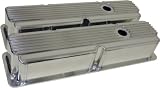 1957-76 Ford Big Block FE 352-390-406-427-428 Fabricated Polished Aluminum Valve Covers - Retro Finned