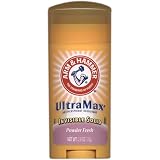 Arm & Hammer Ultramax Deodorant Antiperspirant Invisible Solid, Powder Fresh 2.6 Oz (4 pack)