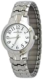 AK Anne Klein #10-9203SVSV Women's Easy Reading Expansion Stretch Band Watch