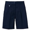 Juniors' Uniform Pleated Shorts