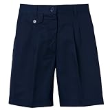Juniors' Uniform Pleated Shorts