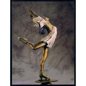 Kristi Yamaguchi skating 5x7 1998 Blades to Bronze postcard