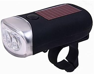 Dynamo and Solar Powered LED Bicycle Light + Standalone Flashlight