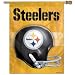 Pittsburgh STEELERS NFL Retro HELMET FLAG or Banner New