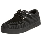 T.U.K. Women's A7438 Grey Zebra 2 Ring Sneaker
