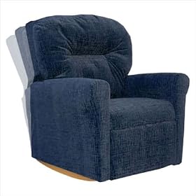 Buy Contemporary Blue Child Rocker Recliner Chair by Contemporary Rocker Recliners now!
