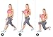 BONROB 12PCS Resistance Bands Set, Including 5 Exercise Bands, 1 Door Anchor, 2 Hand Straps, 2 Foot Ankle Straps, Exercise Guide Book & Waterproof Travel Bag