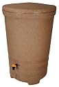 Fiskars 5998 Salsa II 58 Gallon Rain Barrel with DiverterPro - Spice Granite