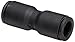 Legris 3106 56 00 Nylon Push-to-Connect Fitting, Inline Union, 1/4