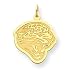 14K Jacksonville Jaguars Med Jaguar Head Charm