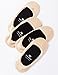 Vero Monte 4 Pairs Womens Cotton Low Profile No Show Liner Socks *Non-Slip*