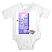 Baby clothes with purple, dog, cleaning, grooming, bathing