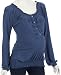 Noppies Maternity Shirt l. sleeves smock Firenze 00118 Damen Shirts/Langarmshirts