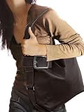 Extra-Large Top Buckle Tote - Black or Brown