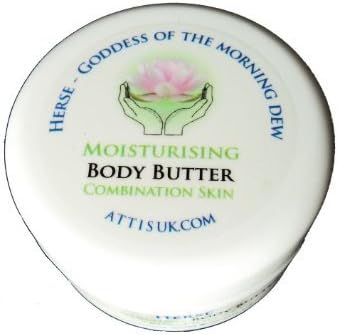 ATTIS Herse Moisturising Body Butter for Combination Skin - Handmade - 100% Natural Oils - Vegan - 3.88oz (100ml)