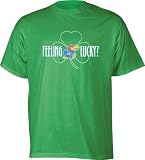 Kansas Jayhawks Kelly Green Feeling Lucky T-Shirt