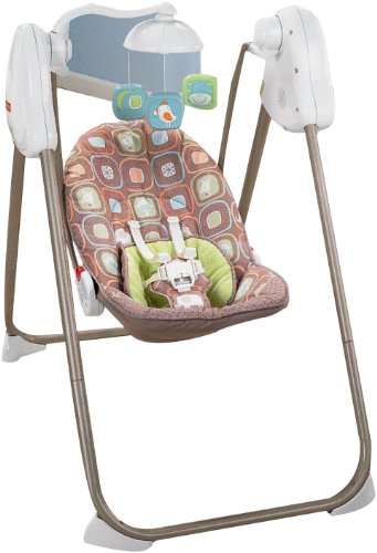 Picture of Cozy Fisher-Price Coco Sorbet Deluxe Fold 'n Stow Swing W0494 (Baby Swing)