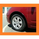1984-1989 VOLVO 244 BLACK WHEEL WELL MOLDINGS FENDER TRIM KIT 4PC 1985 1986 1987 1988... 