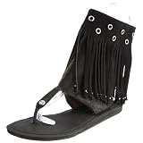 Koolaburra Women's Kythira Fringe Ankle-Strap Sandal